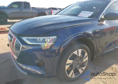 2021 Audi E-Tron Premium Plus Quattro from USA, damaged, VIN WA1LAAGE2MB016318